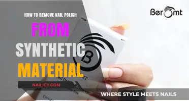 Removing Nail Polish Stains from Synthetic Fabrics