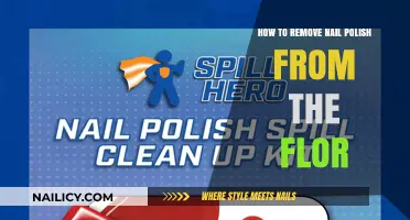 Quickly Remove Nail Polish from Your Floor