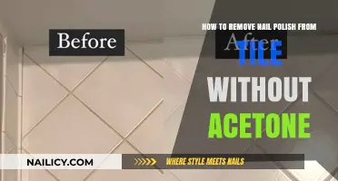 Removing Nail Polish Stains: No Acetone, No Problem