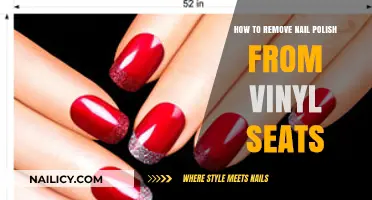 Removing Nail Polish Stains from Vinyl Seats