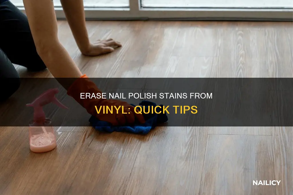 how to remove nail polish from vinyl