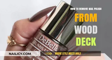 Removing Nail Polish Stains from Your Wooden Deck