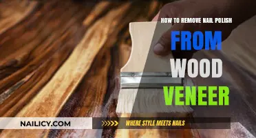 Removing Nail Polish Stains from Wood Veneer