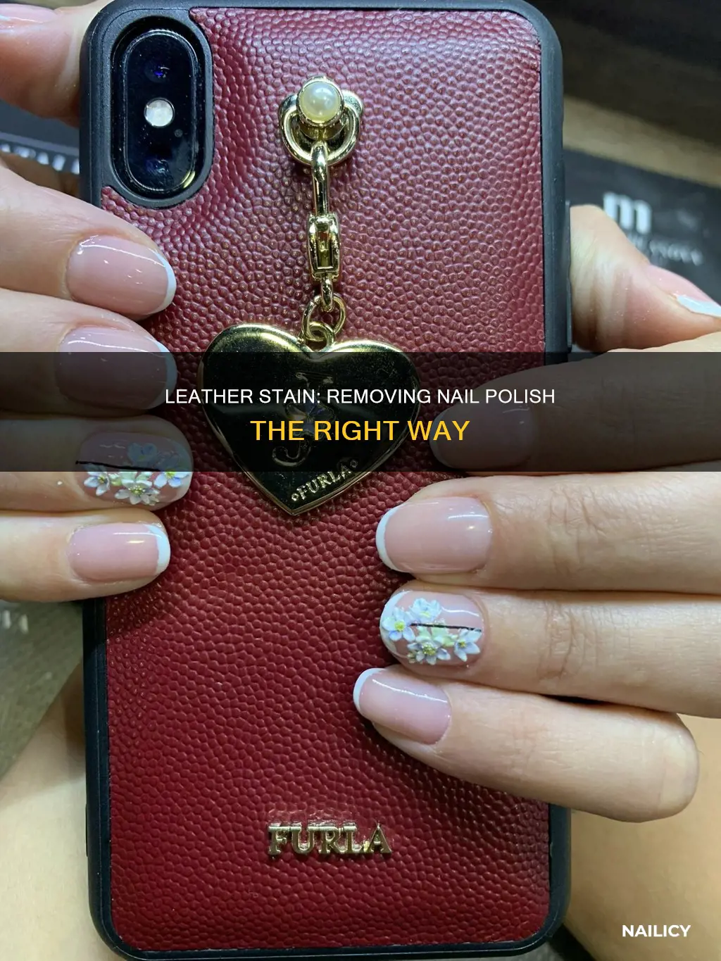 how to remove nail polish off leather