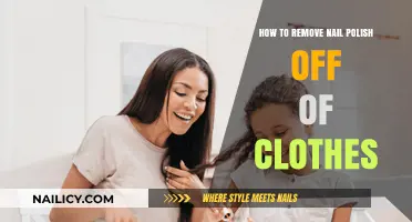 Removing Nail Polish Stains from Clothes: A Quick Guide