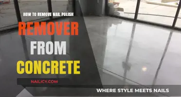 Eradicating Nail Polish Stains from Concrete: A Comprehensive Guide