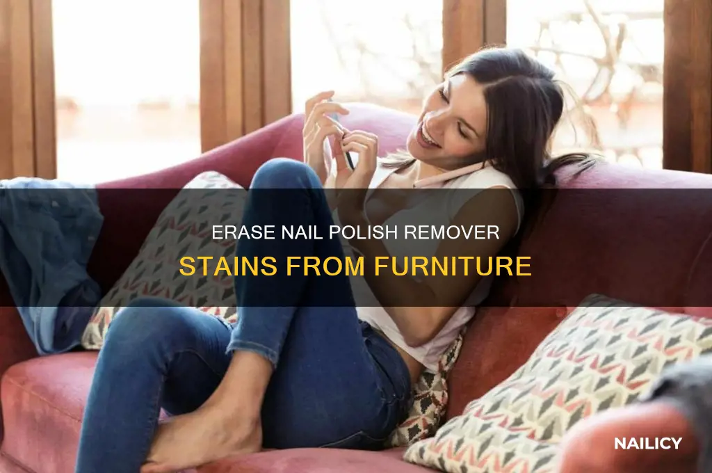 how to remove nail polish remover from furniture