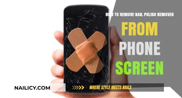 Salvaging Your Phone Screen from Nail Polish Remover