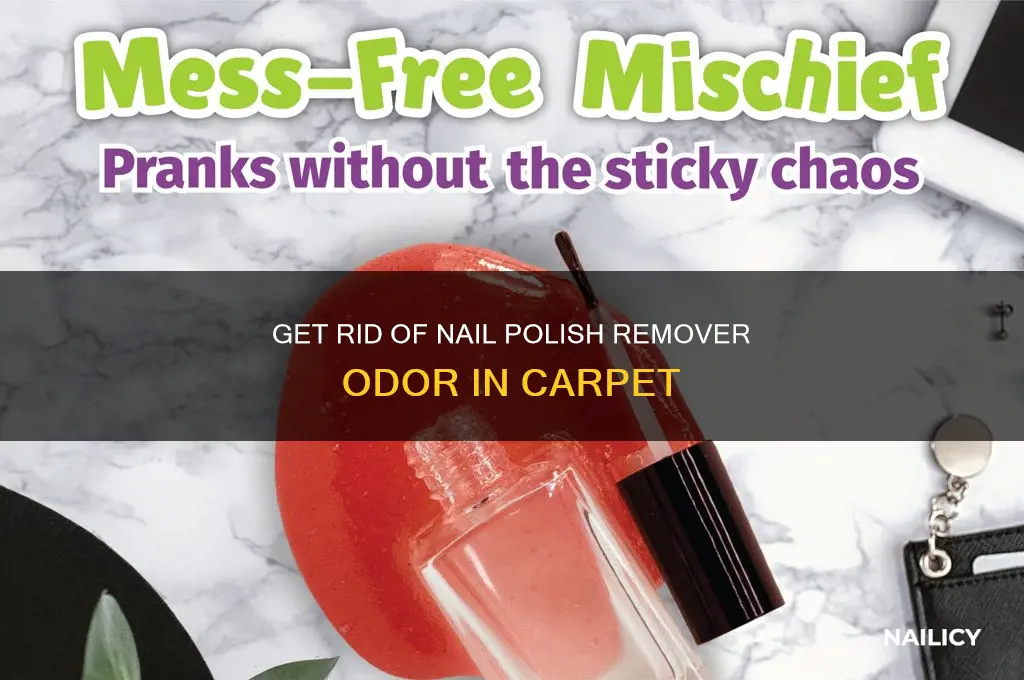 how to remove nail polish remover smell from carpet