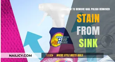 Erase Nail Polish Remover Stains from Your Sink Easily