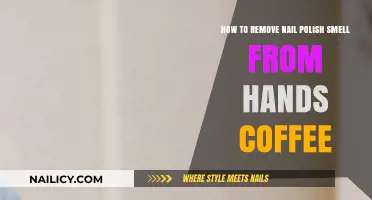 Removing Nail Polish Odor with Coffee