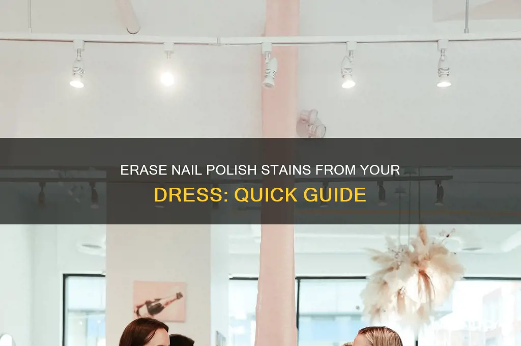 how to remove nail polish stain from dress