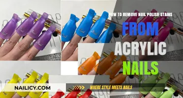 Acrylic Nails: Removing Nail Polish Stains Easily