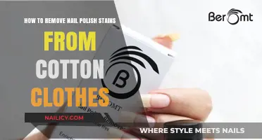 Erase Nail Polish Stains from Cotton Clothes Easily