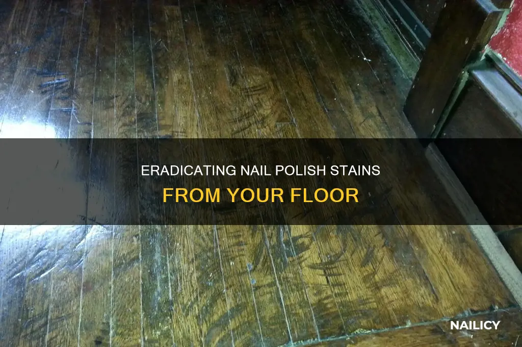how to remove nail polish stains from floor