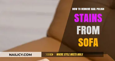 Erase Nail Polish Stains from Your Sofa