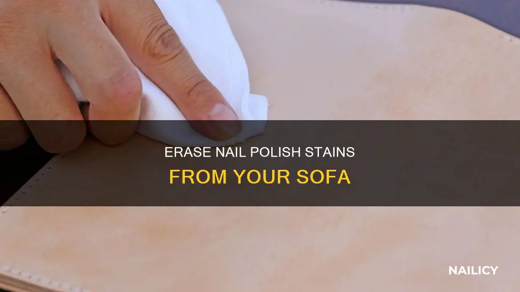 how to remove nail polish stains from sofa