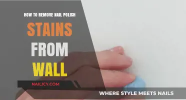 Removing Nail Polish Stains from Walls: A Quick Guide
