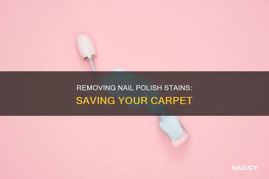 how to remove nail polish stains from your carpet