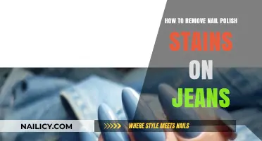 Removing Nail Polish Stains from Your Jeans: Quick Hacks