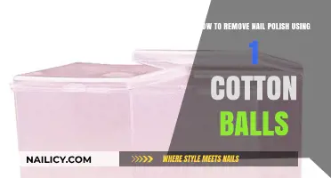 Easy Nail Polish Removal: One Cotton Ball Wonder
