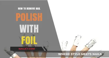 Effective Nail Polish Removal: Foil Technique
