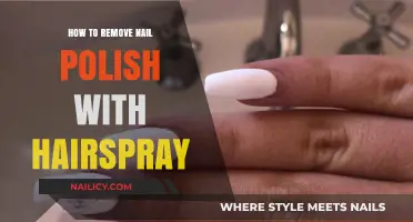 A Quick Hack: Hairspray for Nail Polish Removal