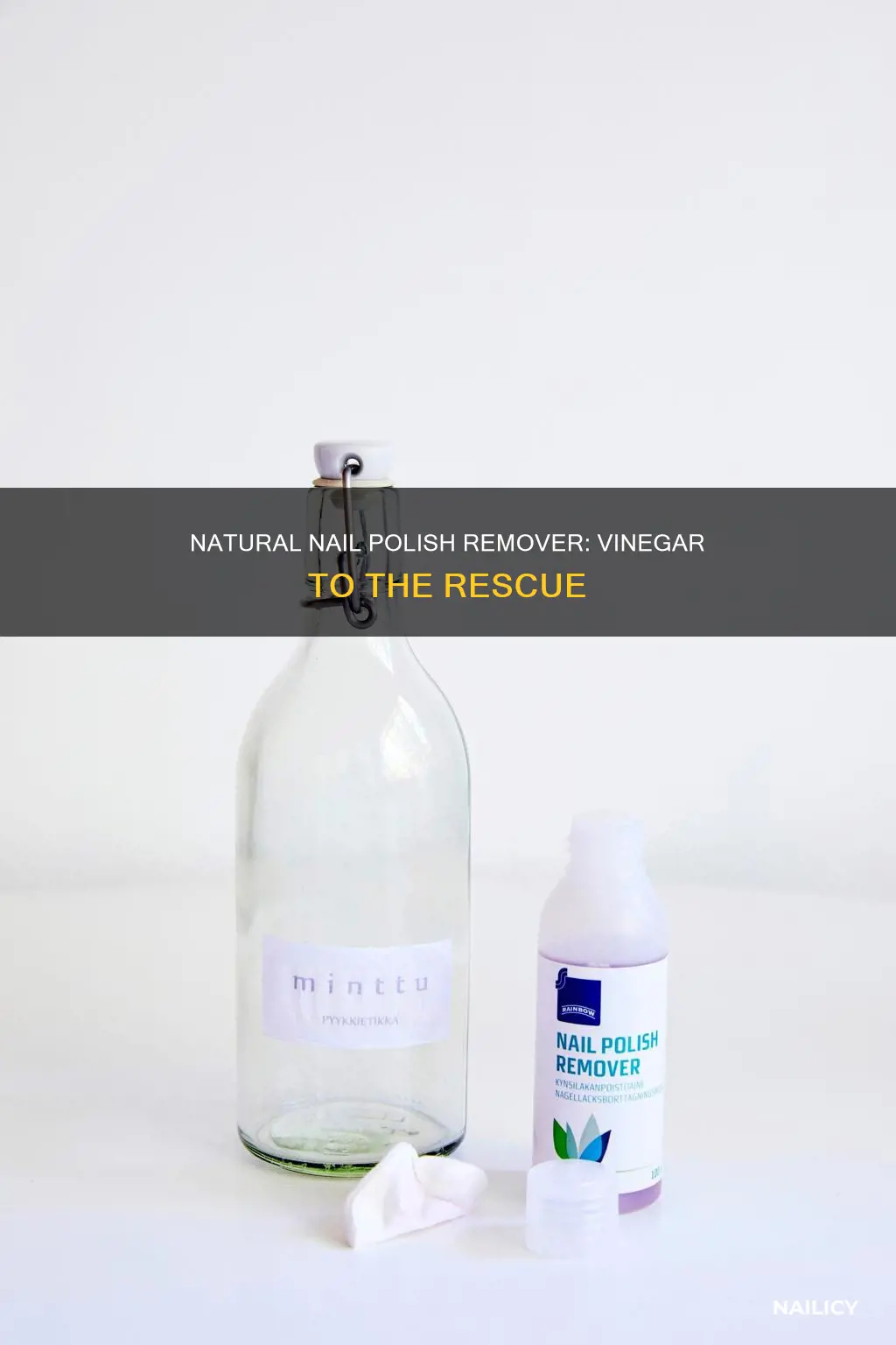 how to remove nail polish with vinegar