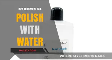 Easy Nail Polish Removal with Water