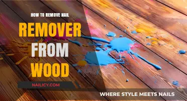 Erase Nail Remover Stains from Wood