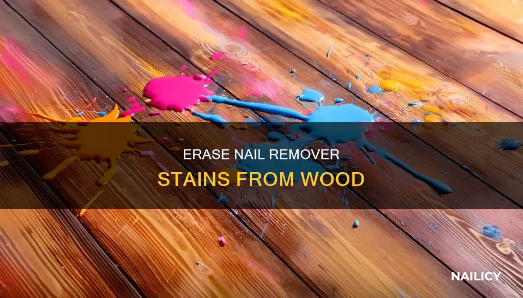 how to remove nail remover from wood