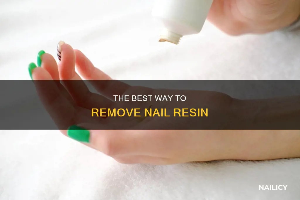 how to remove nail resin