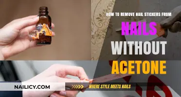 Easy Nail Sticker Removal: No Acetone Needed