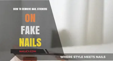 Removing Nail Stickers: Fake Nails, Real Solutions
