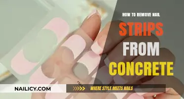 Efficiently Removing Nail Strips from Concrete