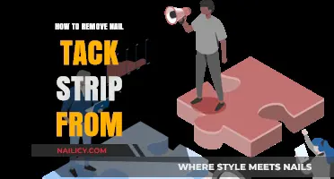 Removing Nail Tack Strips: A Quick Guide