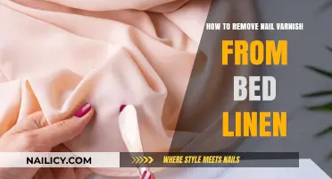 Bed Linen Stain: Removing Nail Varnish Quickly