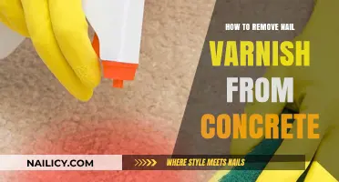Removing Nail Varnish from Concrete: Quick and Easy Guide