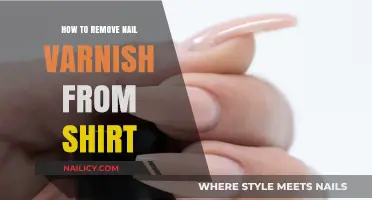 Simple Tricks to Remove Nail Varnish from Your Shirt