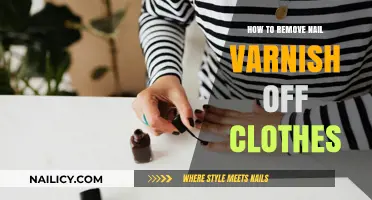 Removing Nail Varnish Stains: A Quick Guide