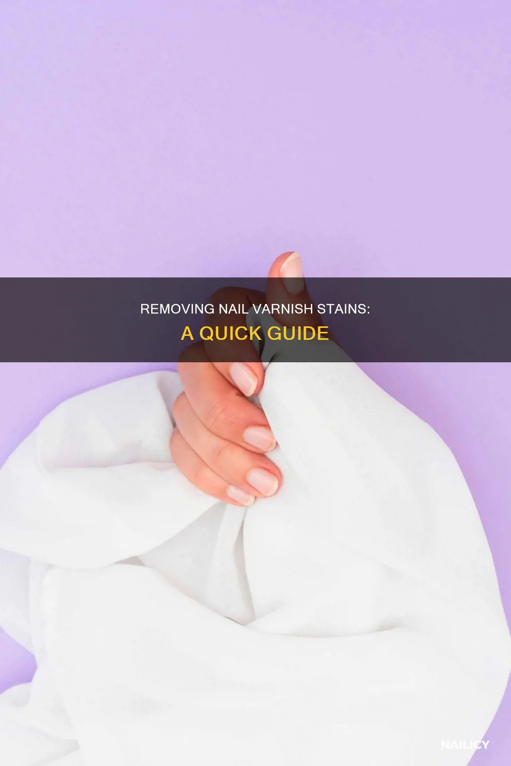 how to remove nail varnish off clothes
