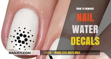 Easy Removal of Nail Water Decals at Home