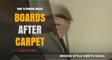 Removing Nailed Boards: Post-Carpet Care