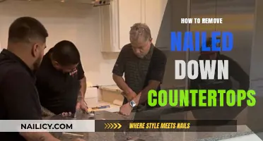 Removing Nailed Countertops: A Step-by-Step Guide