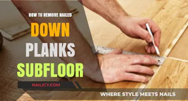 Removing Nailed-Down Subfloor Planks: A Step-by-Step Guide
