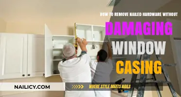 Removing Nailed Hardware: Protecting Window Casing