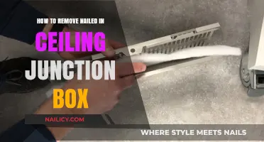 Removing Nailed-In Ceiling Junction Boxes: A DIY Guide