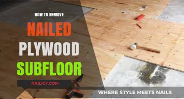 Removing Nailed Plywood Subfloors: A Step-by-Step Guide