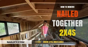 Effective Ways to Separate Nailed 2x4s