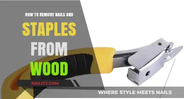 Efficiently Removing Nails and Staples from Wood